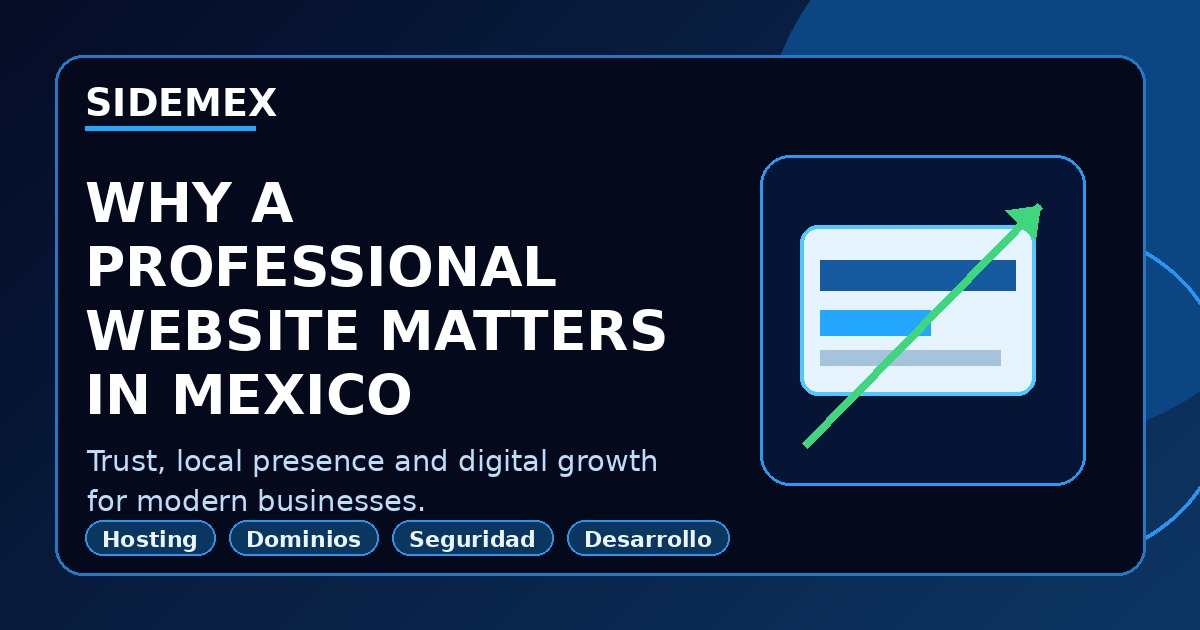 Why a Professional Website Matters for Businesses in Mexico