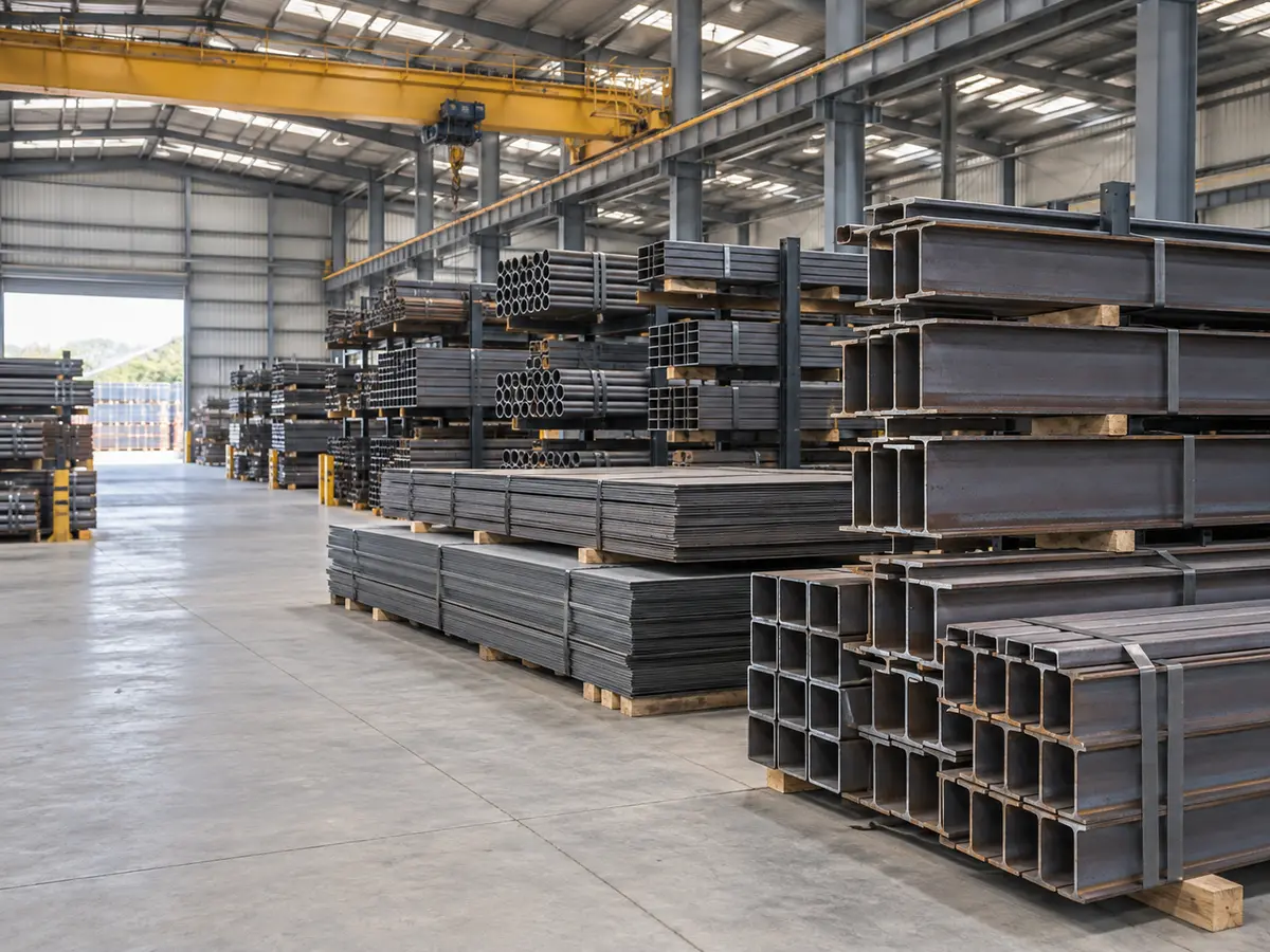 Suministro de acero para proyecto industrial